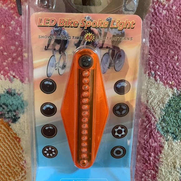 LED Bike Spoke Light 40 Light Patterns - Picture 1 of 2